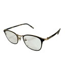 【中古】VIKTOR&ROLF(ヴィクター&ロルフ) メガネ クリア×黒