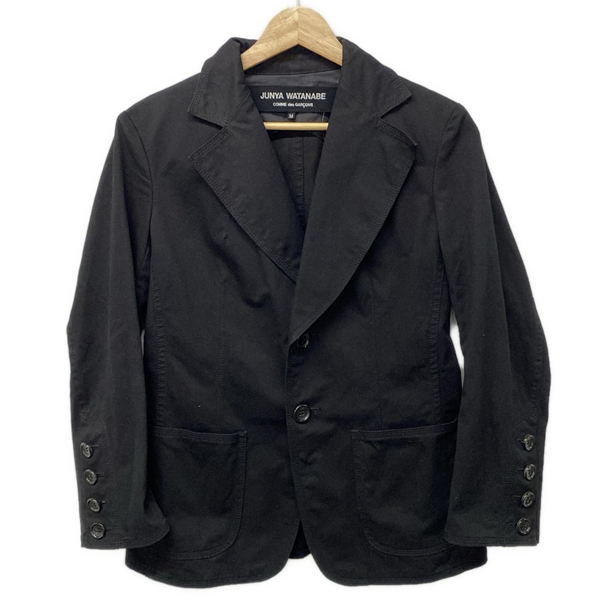 JUNYA WATANABE コート(その他) 黒(ラメ) 2000424S0054 JUNYA WATANABE コート(その他) 黒(ラメ) 2000424S0054 JUNYA