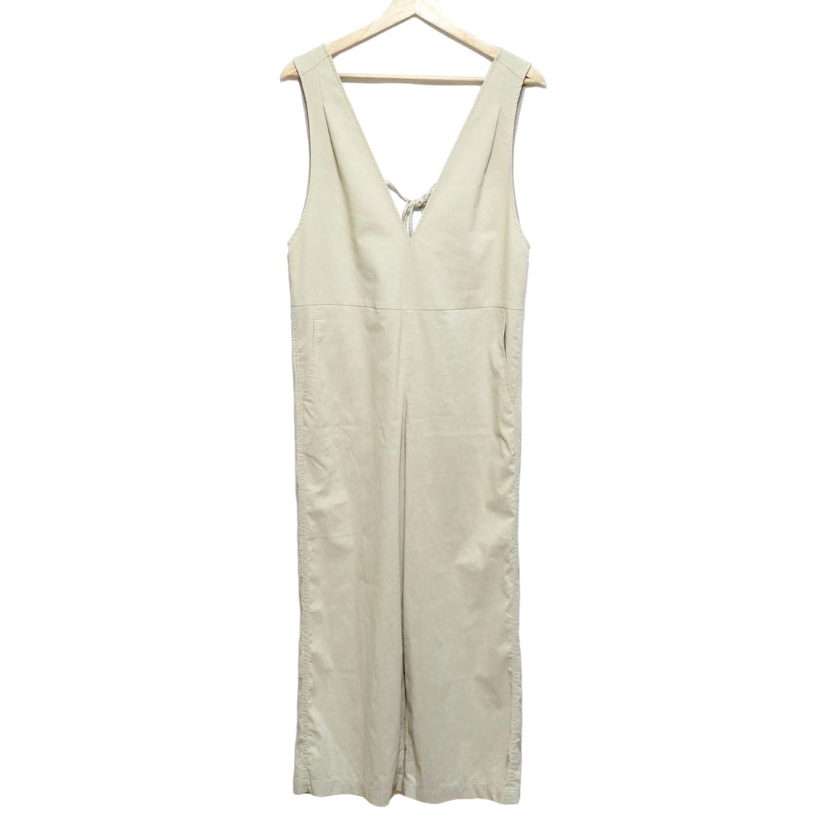 【中古】green label relaxing(グリーンレーベルリラクシング) オールインワン フルレングス ベージュ