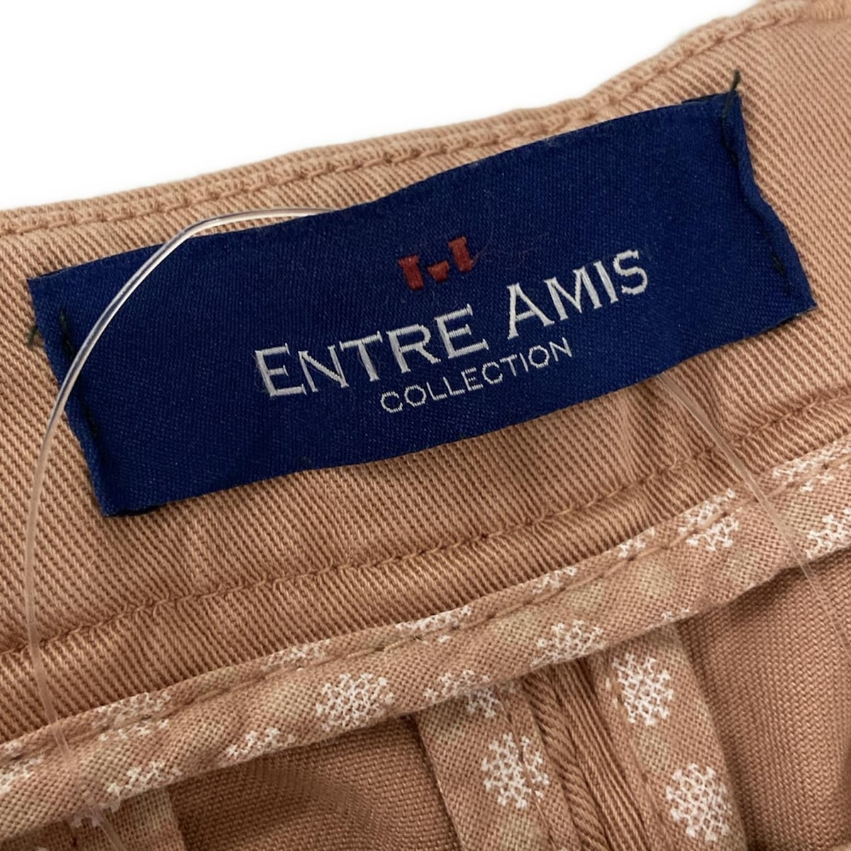 【中古】ENTRE AMIS(アントレアミ) パンツ フルレングス ピンクベージュ