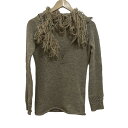 【中古】YOHJI YAMAMOTO +NOIR(ヨウジヤマモトプリュスノアール) 長袖セーター Vネック ベージュ