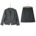 【中古】UNITED ARROWS(ユナイテッドアローズ) スカートスーツ A day in the life グレー