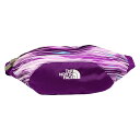 【中古】THE NORTH FACE(ノースフェイス) ウエストポーチ パープル×白×マルチ