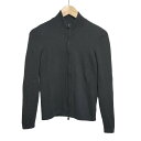 【中古】HERMES(エルメス) アンサンブル カシミヤ/ジップアップ ネイビー