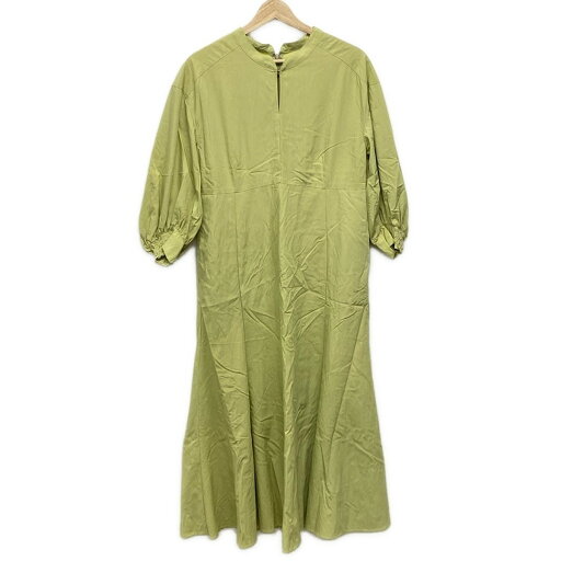 【中古】green label relaxing(グリーンレーベルリラクシング) ワンピース 長袖/ロング イエローグリーン 【中古】green label relaxing(グリーンレーベルリラクシング) ワンピース 長袖/ロング イエローグリーン