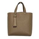 【中古】FURLA(フルラ) ハンドバッグ ライトブラウン レザー