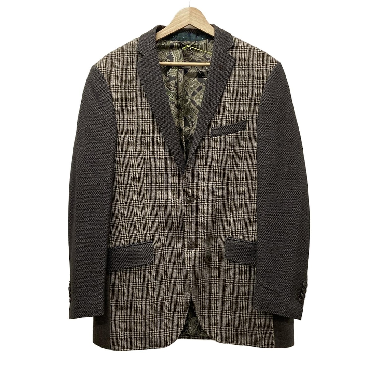 紳*ル様 ETRO エトロ パッチワーク チェック柄ジャケット 紳*ル様 ETRO エトロ パッチワーク チェック柄ジャケット 楽天