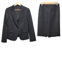 【中古】23区(ニジュウサンク) スカートスーツ 黒