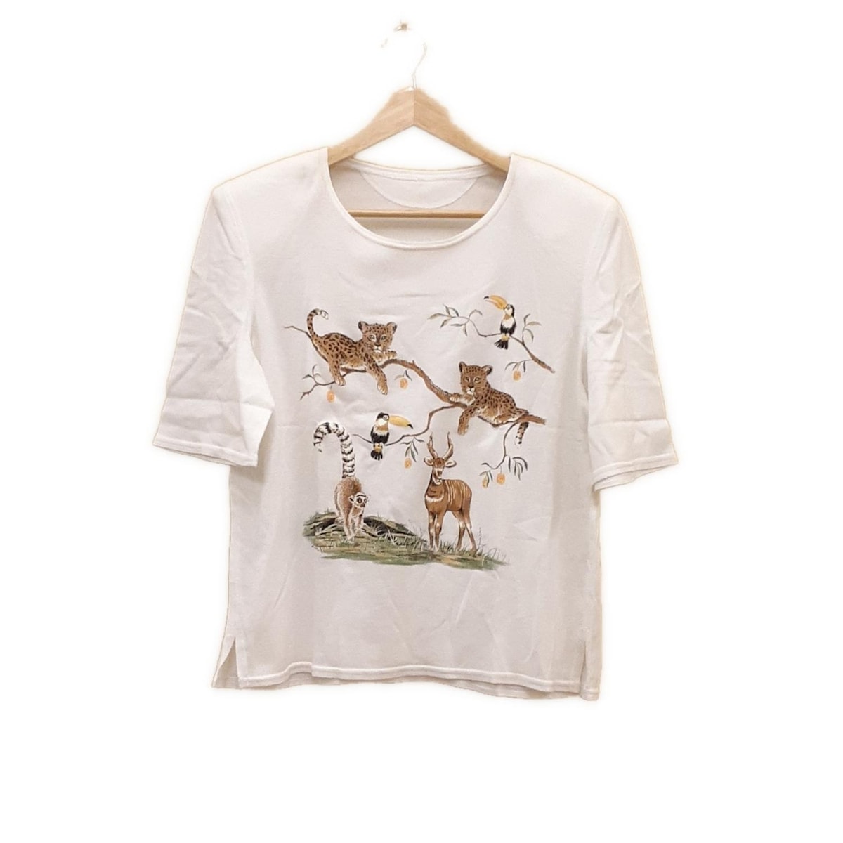 伊太利屋 アニマル ポタニカルプリント ストレッチ デザイン カットソー 13 楽天市場】伊太利屋(Tシャツ・カットソー|トップス