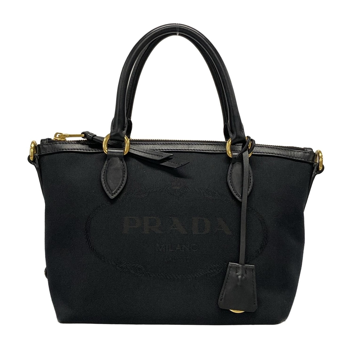 PRADA ロゴジャガード ハンドバッグ BR3423 楽天市場】プラダ ロゴジャガード(バッグ|バッグ・小物