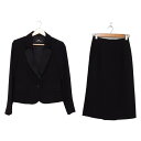 【中古】YUKIKO HANAI(ユキコハナイ) スカートスーツ 黒