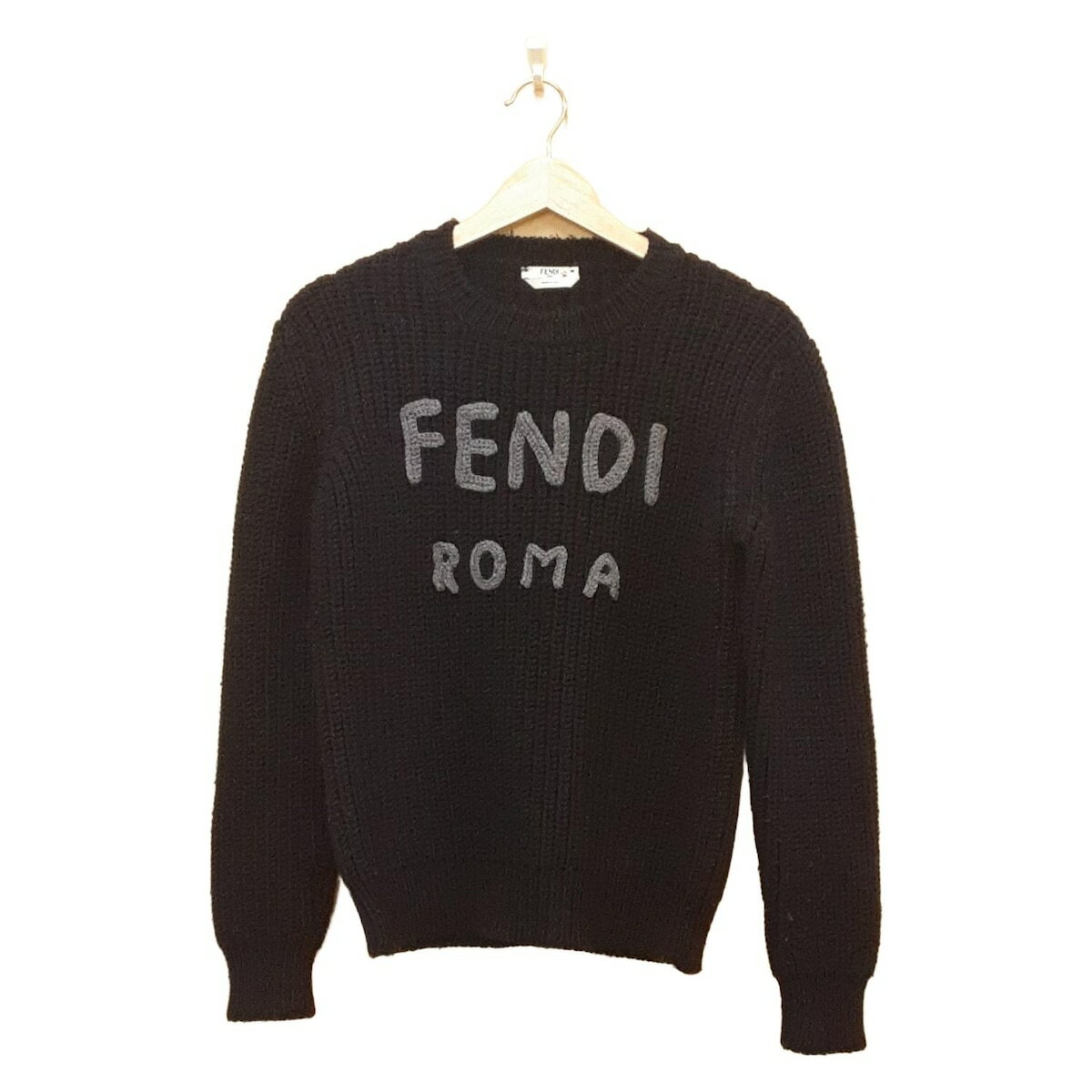 FENDI ニットセーター ブラック・ベージュ 38 楽天市場】フェンディ(ニット・セーター|トップス