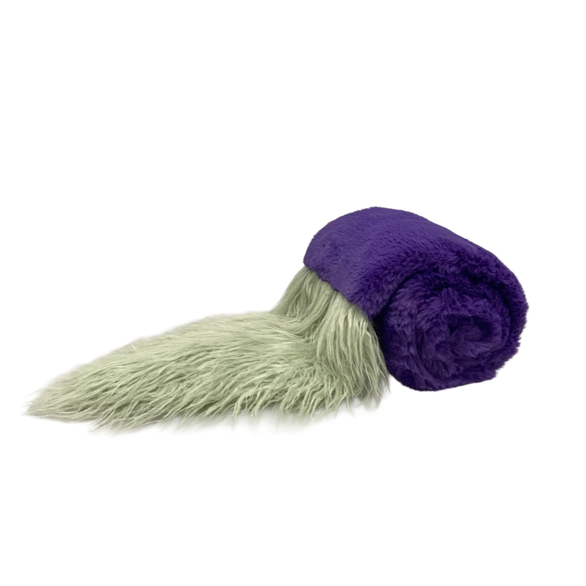 【中古】PAMEO POSE(パメオポーズ) マフラー パープル×ライトブルー