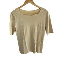 【中古】Leilian(レリアン) 半袖カットソー ベージュ