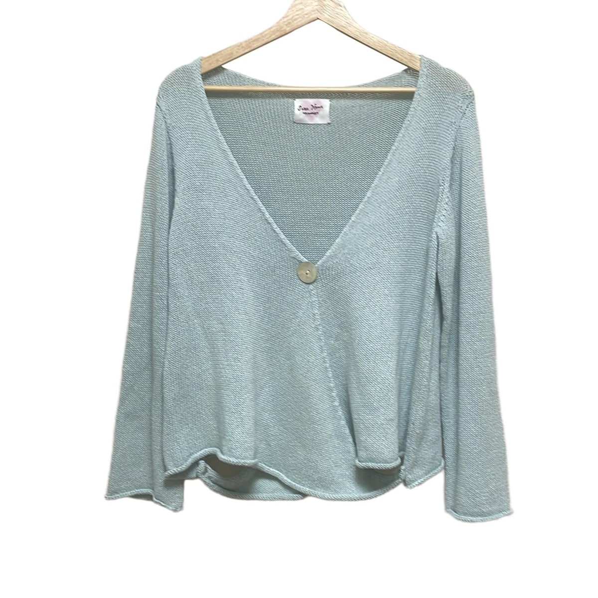 【中古】HOLLYWOOD RANCH MARKET(ハリウッドランチマーケット) カーディガン 長袖 ライトグリーン