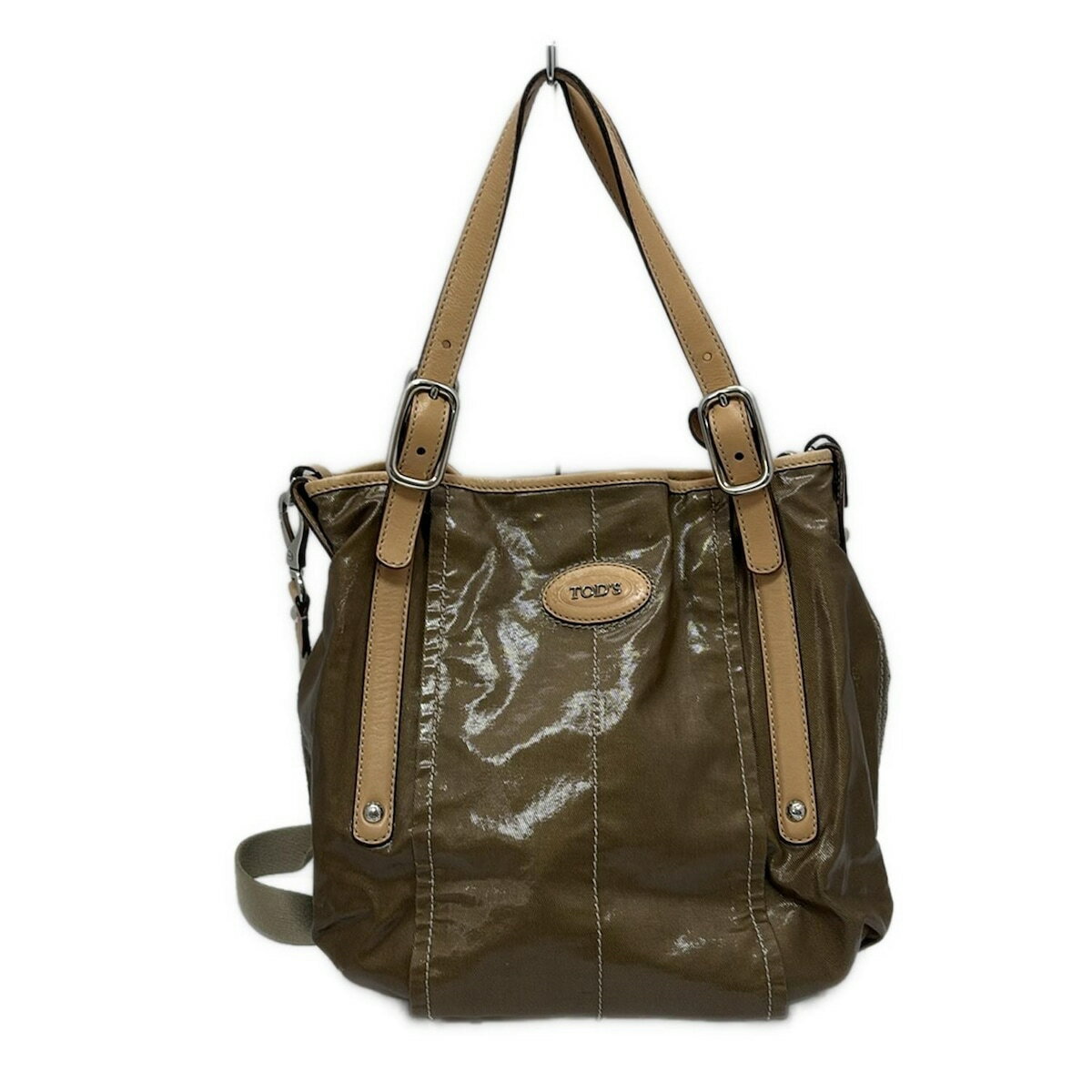 ★TOD'S★ トッズ ハンドバッグ カーキ 革 送料関税込 楽天市場】TOD'S トッズ(カラーカーキグリーン)(レディース