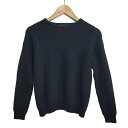 【新着】【中古】ANAYI(アナイ) 長袖セーター クルーネック ダークネイビー