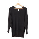 【新着】【中古】FABIANA FILIPPI(ファビアーナフィリッピ) 長袖セーター Vネック/カシミヤ/シルク ダークグレー