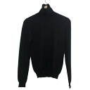 【新着】【中古】VALENTINO ROMA(バレンチノローマ) 長袖セーター タートルネック/シルク混 黒