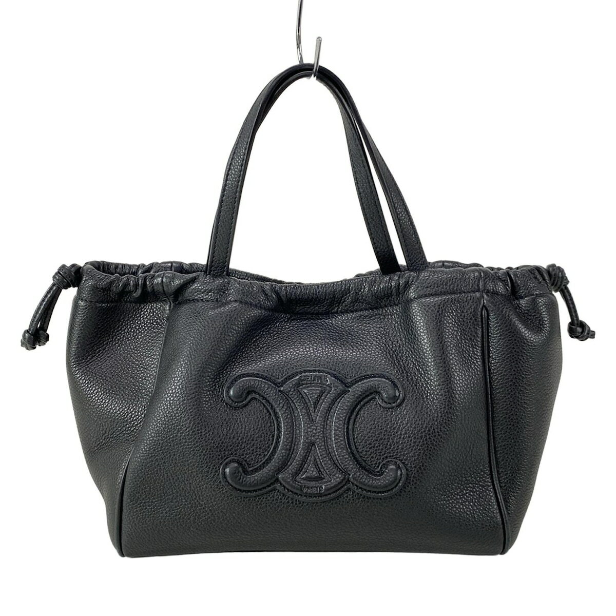 CELINE セリーヌ ハンドバッグ グレーx黒(総柄) - 4501825E0066 CELINE セリーヌ ハンドバッグ グレーx黒(総柄) - 4501825E0066