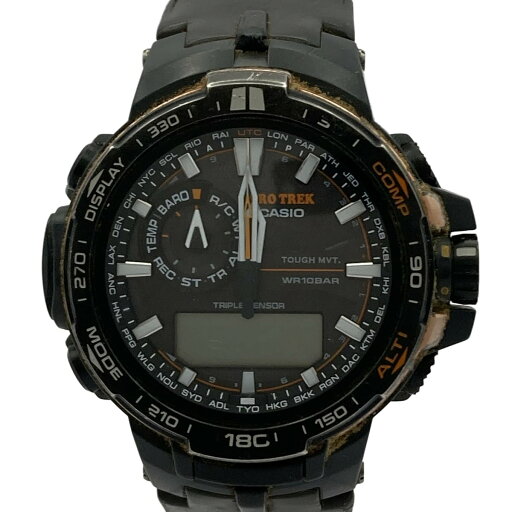 【中古】CASIO(カシオ) PRO TREK(プロトレック) 腕時計 ダークグレー 【中古】CASIO(カシオ) PRO TREK(プロトレック) 腕時計 ダークグレー