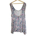【新着】【中古】TSUMORI CHISATO(ツモリチサト) チュニック ノースリーブ グレー×ライトピンク×マルチ