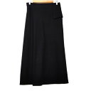 【新着】【中古】YOHJI YAMAMOTO +NOIR(ヨウジヤマモトプリュスノアール) ロングスカート マキシ丈 黒