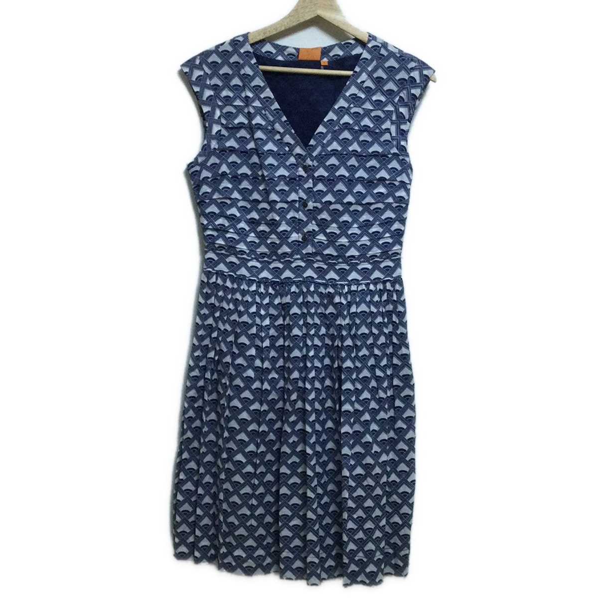 TORY BURCH トリーバーチ ワンピース 紺 4(S位) 2018024E0020 38588089_1.jpg