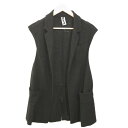 【中古】Bark(バーク) ベスト 黒