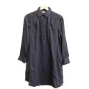 【中古】SHIPS(シップス) チュニック 長袖 ネイビー コットン