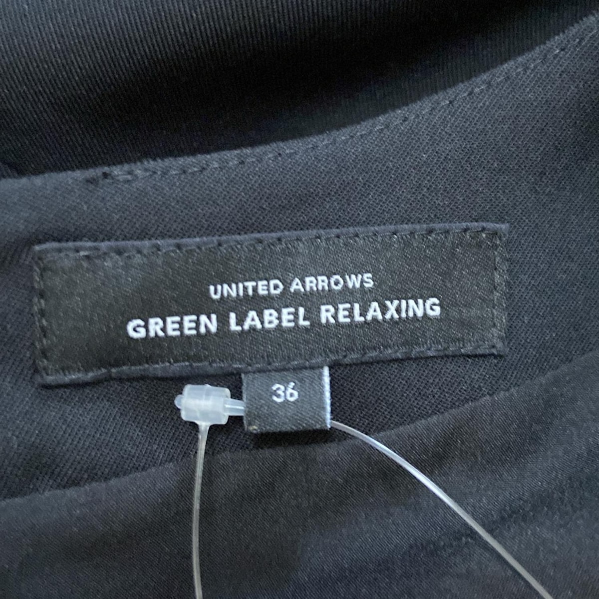 【中古】United Arrows GREEN LABEL RELAXING(ユナイテッドアローズ グリーンレーベル) ワンピース 長袖/ロング 黒