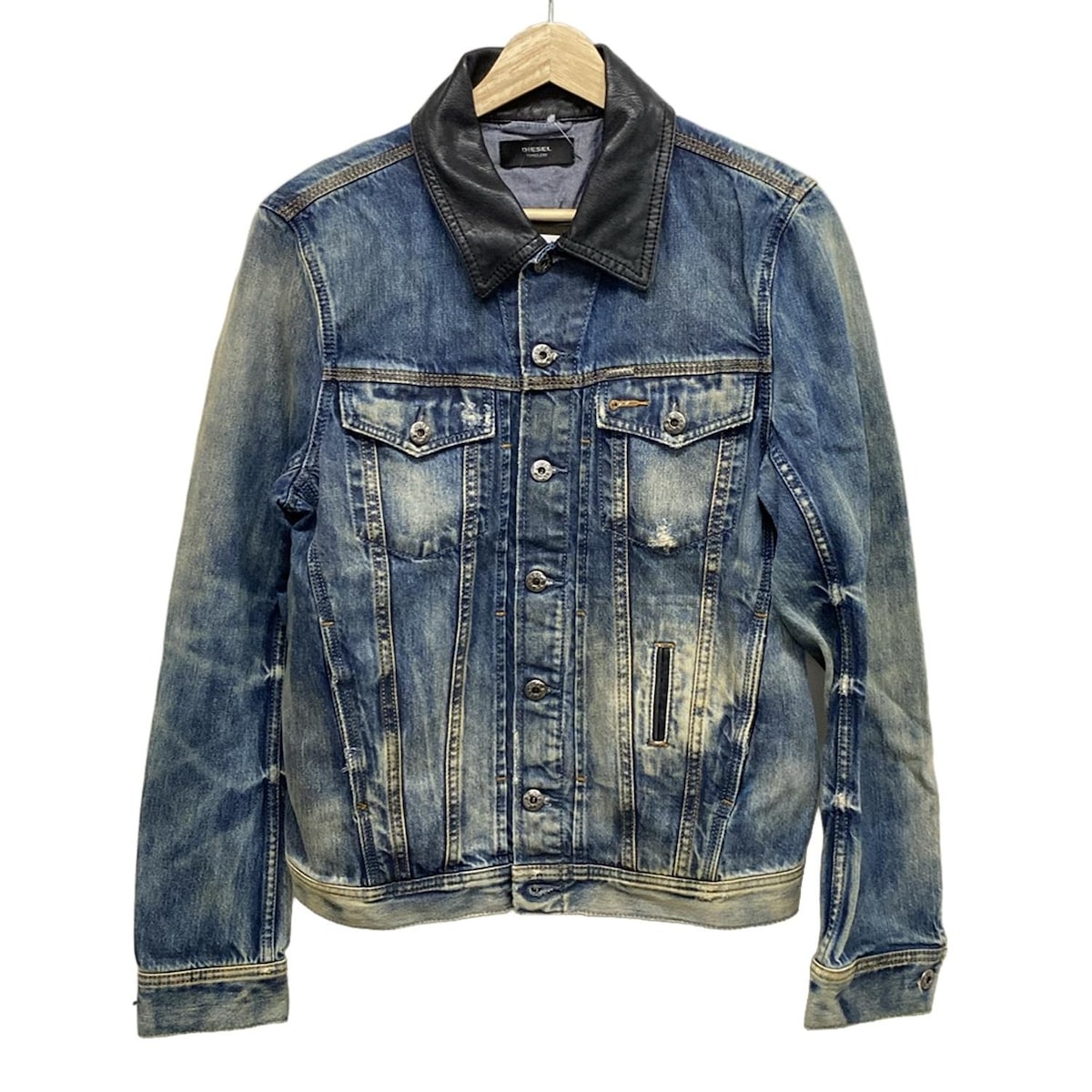 美品 DIESEL デニムジャケット 牛革 楽天市場】DIESEL Gジャン(ブランドディーゼル)(メンズ