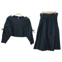 【新着】【中古】JUN ASHIDA(ジュンアシダ) スカートセットアップ 黒