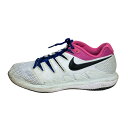 【中古】NIKE(ナイキ) Air Zoom Vapor X(エアコートヴェイパーX) スニーカー ライトグレー×ネイビー×マルチ