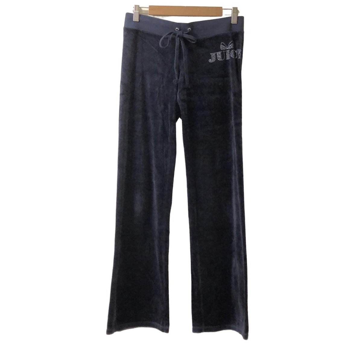 【中古】JUICY COUTURE(ジューシークチュール) パンツ フルレングス/ラインストーン/ウエストゴム ネイビー