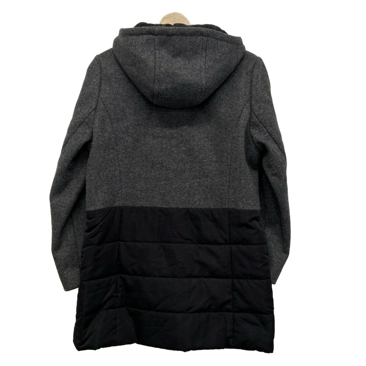 【新着】【中古】JUNKO SHIMADA(ジュンコシマダ) コート 長袖/中綿/PART2/冬 ダークグレー×黒