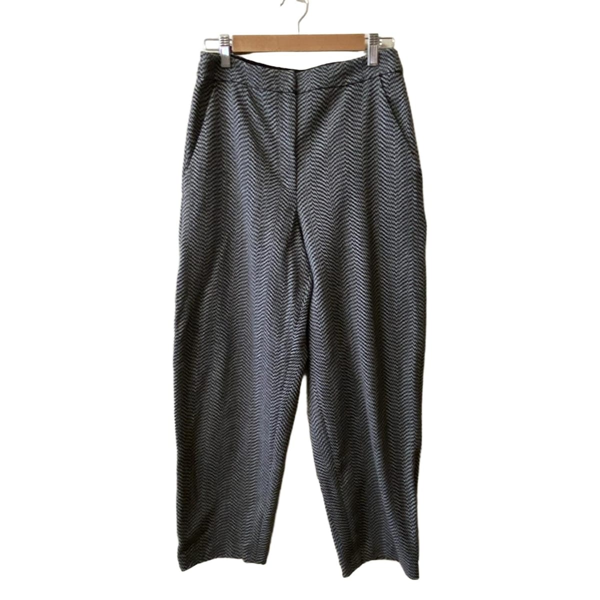 【中古】EMPORIOARMANI(エンポリオアルマーニ) パンツ フルレングス/ICON グレー×黒