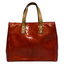 【中古】LOUIS VUITTON(ルイヴィトン) リードPM ハンドバッグ ルージュ レザー(4)