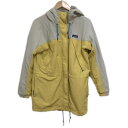 【新着】【中古】Patagonia(パタゴニア) ブルゾン 長袖/ジップアップ/春/秋 イエロー×アイボリー(4)