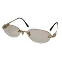 【中古】BVLGARI(ブルガリ) メガネ 度入り ゴールド×黒(4)