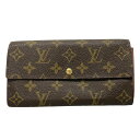 【新着】【中古】LOUIS VUITTON(ルイヴィトン) ポシェット・ポルト モネ クレディ 長財布 レザー