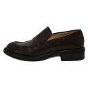 【中古】GUCCI(グッチ) ローファー ブラウン レザー