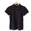 【中古】Burberry Blue Label(バーバリーブルーレーベル) 半袖ポロシャツ ダークネイビー