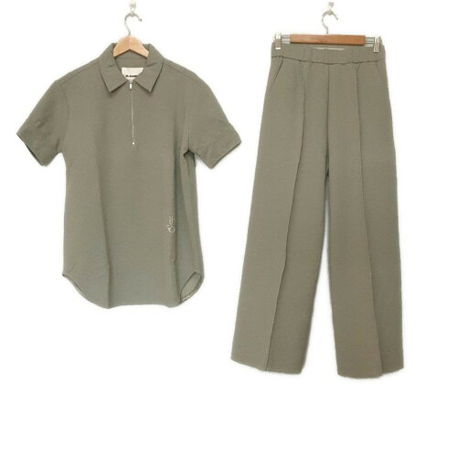 【中古】JILSANDER(ジルサンダー) レディースパンツセットアップ ウエストゴム イエローグリーン 【中古】JILSANDER(ジルサンダー) レディースパンツセットアップ ウエストゴム イエローグリーン