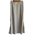 【中古】BARNEYSNEWYORK(バーニーズ) ロングスカート ライトグレー