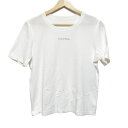 【中古】Leilian(レリアン) 半袖カットソー クルーネック/ラインストーン 白