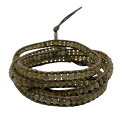 【中古】Chan Luu(チャンルー) ブレスレット ブラウン レザー