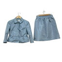 【中古】RED VALENTINO(レッドバレンチノ) スカートスーツ ライトブルー