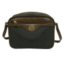 【中古】Burberry's(バーバリーズ) ショルダーバッグ ダークグレー×ダークブラウン レザー