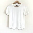 【中古】Burberry LONDON(バーバリーロンドン) 半袖Tシャツ クルーネック 白